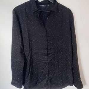 Uniqlo size medium - navy blue button up